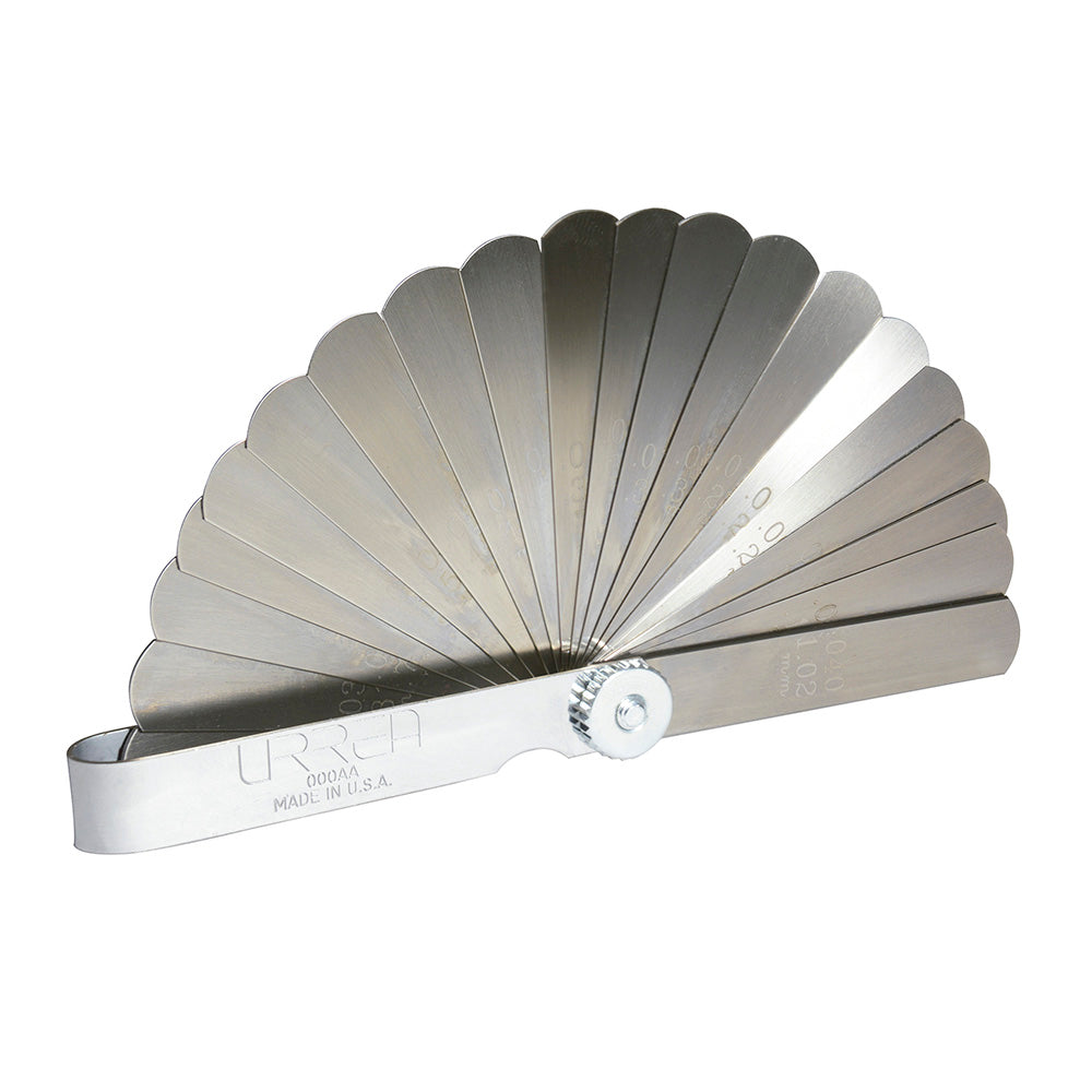 Calibrador en pulgadas 25 hojas