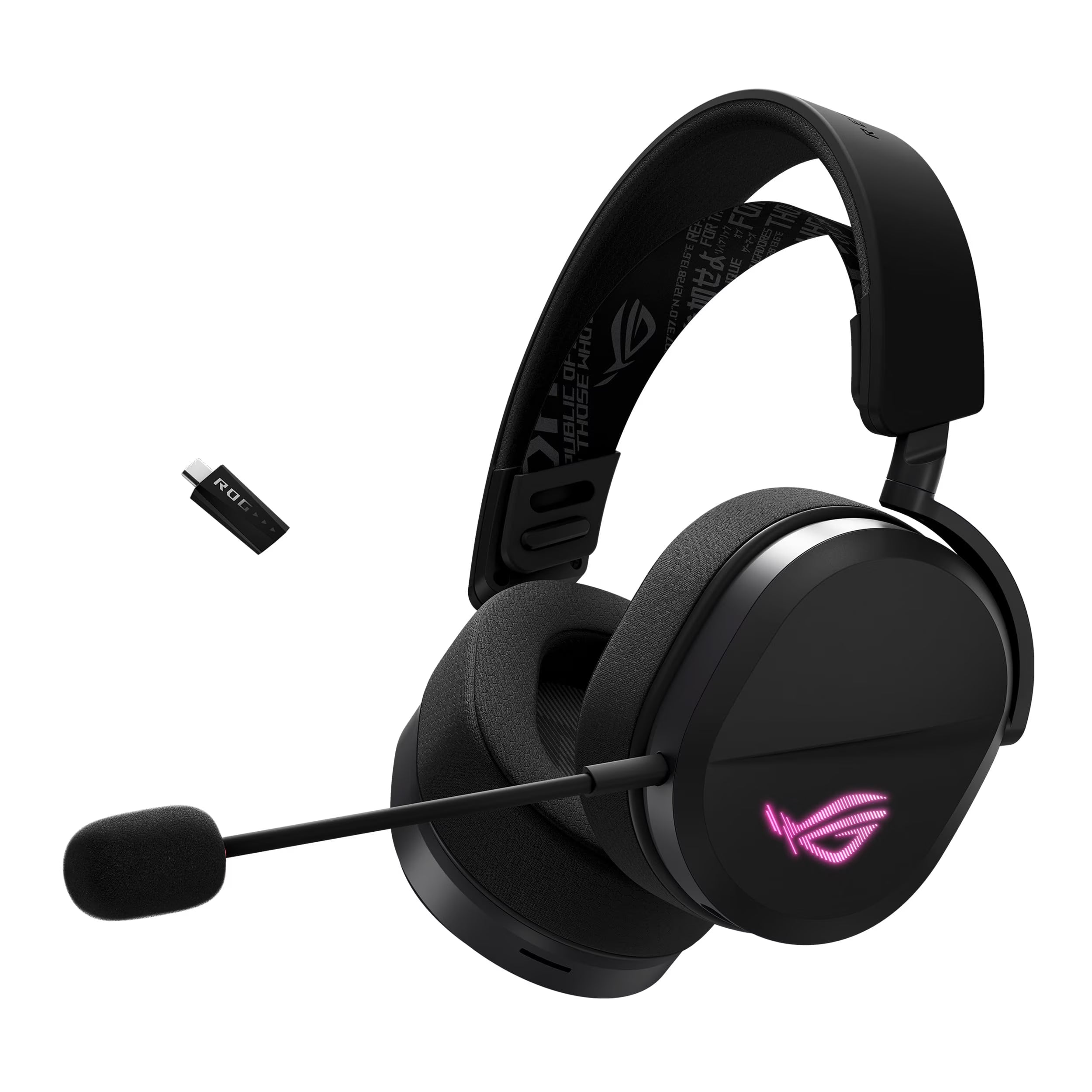 ASUS - Diadema Gamer Asus A501 ROG PELTA Inalámbrica USB-C RGB Negros