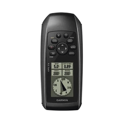 GARMIN - GPSMAP 73 Portátil / Pantalla LCD 4 Niveles de Gris / Resolución 128 x 160 Píxeles / Autonomía +18 Horas / Resistencia al Agua IPX7 / Receptor de Alta Sensibilidad / 1000 Waypoints / 100 Tracks / Flotante / Calendario de Caza y