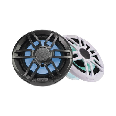 GARMIN - Altavoces marinos serie XS con iluminación led RGB de 6.5" Fusion