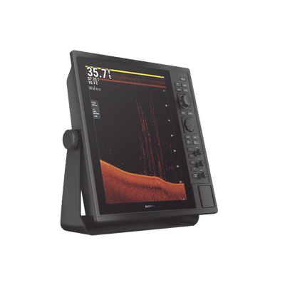 GARMIN - Pantalla Náutica GPSMAP 15" / Resolución XGA 1024x768 / Dual-Frequency Sonar 50/200 kHz / CHIRP Sonar Built-in / ClearVü y SideVü / Compatible con NMEA 2000 y 0183 / 2 Ranuras SD / IP26/IP27