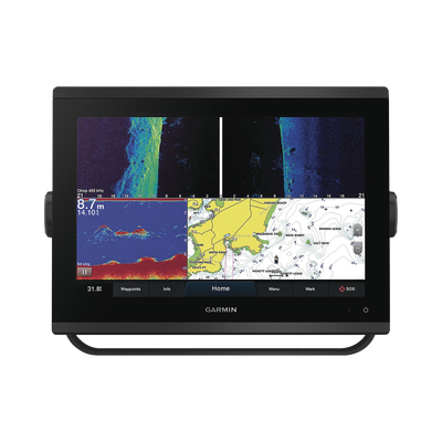 GARMIN - GPSMAP® 1223xsv / Pantalla Táctil WXGA 12.1" / Resolución 1280x800 / GPS-GLONASS-Galileo / Compatible con NMEA 2000 y 0183 / Sonda CHIRP Integrada / ClearVü y SideVü / IPX7 / Alimentación 10-32 Vdc