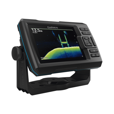 GARMIN - Fishfinder STRIKER™ Vivid 5cv / Pantalla WVGA a Color 5.0" / Resolución 800x480 píxeles / Receptor GPS Integrado / Sonda Tradicional Frecuencia Dual / ClearVü / Potencia de Transmisión 500 W (RMS) / IPX7 / Quickdraw Co