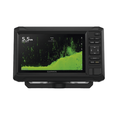 GARMIN - Plotter de Navegación ECHOMAP™ UHD2 de 7" / Pantalla WVGA TN 6.1" / Resolución 800x480 / IPX7 / 500 W de Potencia / CHIRP de Baja, Media y Alta Frecuencia / ClearVü / Compatible con BlueChart y Navionics+