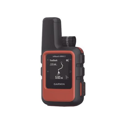 GARMIN - GPS portátil inReach® Mini 2 / Pantalla Monocroma Transflectiva 23 x 23 mm / Resolución 176 x 176 píxeles / Batería de Iones de Litio / Autonomía Hasta 14 Días / Resistencia al Agua IPX7 / Sensores GPS, Galile