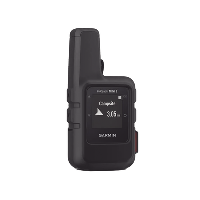 GARMIN - GPS portátil inReach® Mini 2 / Pantalla Monocroma Transflectiva 23 x 23 mm / Resolución 176 x 176 píxeles / Batería Recargable de Iones de Litio / Autonomía Hasta 14 Días / Resistencia al Agua IPX7 / Conectivi