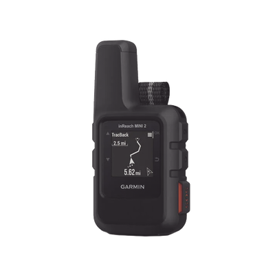 GARMIN - GPS portátil inReach® Mini 2 / Pantalla Monocroma Transflectiva 23 x 23 mm / Resolución 176 x 176 píxeles / Batería Recargable de Iones de Litio / Autonomía Hasta 14 Días / Resistencia al Agua IPX7 / Conectivi