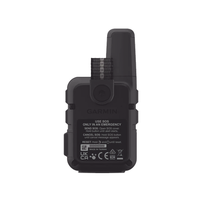 GARMIN - GPS portátil inReach® Mini 2 / Pantalla Monocroma Transflectiva 23 x 23 mm / Resolución 176 x 176 píxeles / Batería Recargable de Iones de Litio / Autonomía Hasta 14 Días / Resistencia al Agua IPX7 / Conectivi
