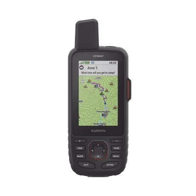 GARMIN - Navegador GPS Outdoor GPSMAP 67i / Pantalla TFT Transflectiva a Color 3″ / Resolución 240 x 400 Píxeles / Batería Recargable de Ión-Litio / Autonomía Hasta 840 Horas / IPX7 / MIL-STD-810 / Brújula de Tres Ej
