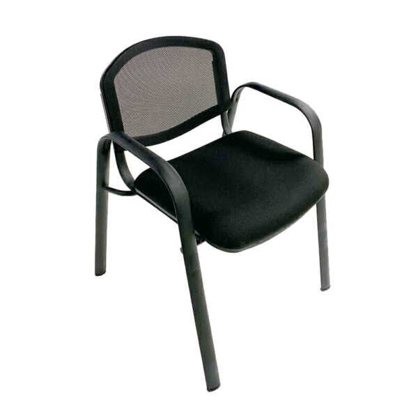 Silla de visita allegro mesh y tela con brazos