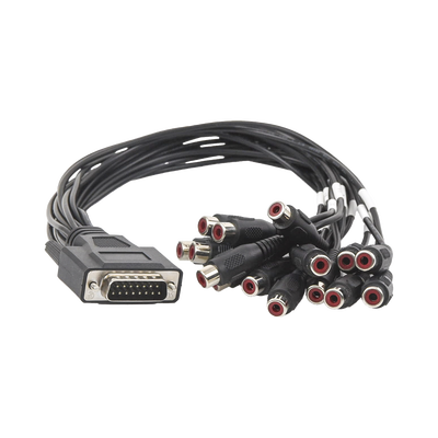 HIKVISION - Adaptador de 15 Entradas de Audio para DVR´s epcom y HIKVISION