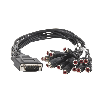 HIKVISION - Adaptador de 15 Entradas de Audio para DVR´s epcom y HIKVISION