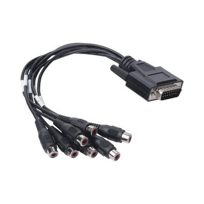 HIKVISION - Adaptador de 7 entradas de Audio para DVR´s epcom y HIKVISION