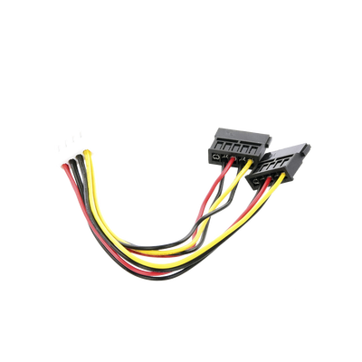 HIKVISION - Cable Doble de Corriente SATA / Compatible con DVR´s epcom y HIKVISION / 15 cm de Longitud