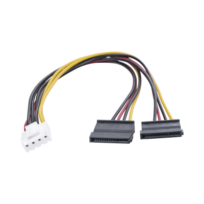 HIKVISION - Cable Doble de Corriente SATA / Compatible con DVR's epcom / HIKVISION / 25 cms de Longitud