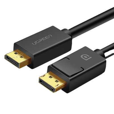 UGREEN - Cable DisplayPort 1.2 Macho a Macho | Longitud 5 Metros (16.40 Pies) | Versión DP1.2 | Soporta 4K@60Hz; 2K@144Hz | Soporta 3D | Color Profundo de 8 y 10 Bits | Blindaje Interno Múltiple | Cobre Estañado 28AWG | Botón de Liberación