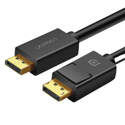 UGREEN - Cable DisplayPort 1.2 Macho a Macho | Longitud 5 Metros (16.40 Pies) | Versión DP1.2 | Soporta 4K@60Hz; 2K@144Hz | Soporta 3D | Color Profundo de 8 y 10 Bits | Blindaje Interno Múltiple | Cobre Estañado 28AWG | Botón de Liberación