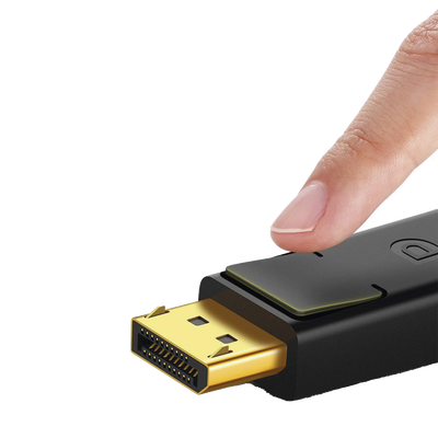 UGREEN - Cable DisplayPort 1.2 Macho a Macho | Longitud 5 Metros (16.40 Pies) | Versión DP1.2 | Soporta 4K@60Hz; 2K@144Hz | Soporta 3D | Color Profundo de 8 y 10 Bits | Blindaje Interno Múltiple | Cobre Estañado 28AWG | Botón de Liberación