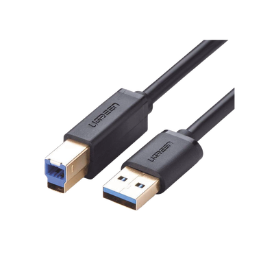 UGREEN - Cable USB-A 3.0 macho a USB-B macho / Ideal para Impresora, Escáner, Pianos, Barras de sonido, etc. / Plug & Play / Compatibilidad Universal / 2 metros