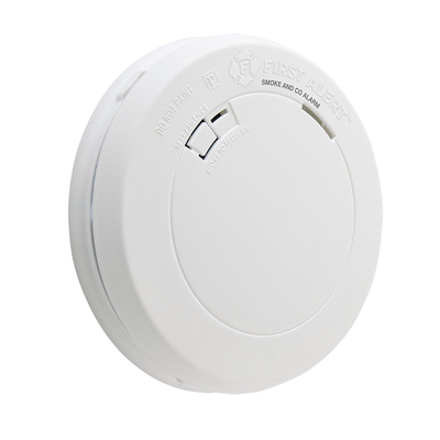 FIRST ALERT - Detector Combo de Humo/CO, Autónomo, No Requiere Panel, Diseño Ultra Delgado, No Requiere Cableado