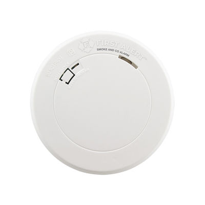 FIRST ALERT - Detector Combo de Humo/CO, Autónomo, No Requiere Panel, Diseño Ultra Delgado, No Requiere Cableado