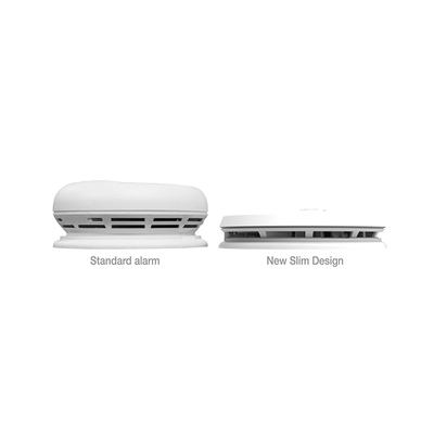 FIRST ALERT - Detector Combo de Humo/CO, Autónomo, Batería Sellada de Litio de 10 años, No Requiere Panel, Diseño Ultra Delgado, No Requiere Cableado