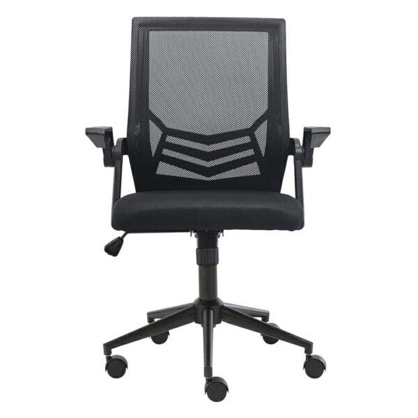 Silla Operativa Nitro Con Brazos Abatibles Mesh y asiento Negro