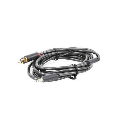 UGREEN - Cable Adaptador de 3.5mm Macho a 2 RCA Macho / 3 Metros (9.84 Pies) / Color Gris / Blindaje Múltiple / ABS / Alta Calidad