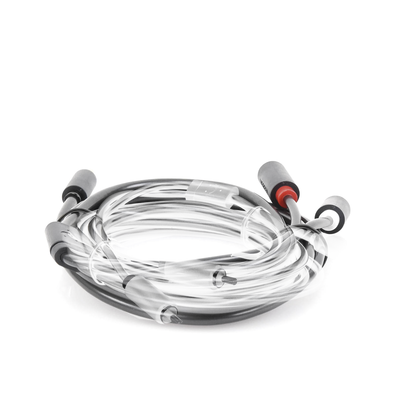 UGREEN - Cable Adaptador de 3.5mm Macho a 2 RCA Macho / 3 Metros (9.84 Pies) / Color Gris / Blindaje Múltiple / ABS / Alta Calidad