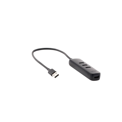 UGREEN - HUB USB-A 3.0 4 en 1 | 4 Puertos USB-A 3.0 (5Gbps) | Cable de 25 cm | Indicador Led | Ideal para Transferencia de Datos | Entrada USB-C para alimentar equipos de mayor consumo como discos duros | Color Negro.