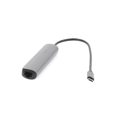 UGREEN - HUB USB-C (Docking Station) 5 en 1 | Ultra Delgado | 2 USB-A 3.1 a (5 Gbps) | HDMI 4K@60Hz | RJ45 (Gigabit Ethernet) | USB-C PD Carga Rápida 100W | Soporta OTG | Chips Inteligentes | Pequeño y Ligero | Caja de Aluminio.