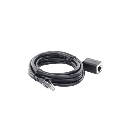 UGREEN - Cable de Extensión Cat6 RJ45 F/UTP / Macho a Hembra / 2 Metros (6.56 Pies) / Método de Conexión 568B / Velocidad de Transmisión 1000Mbps / Ancho de Banda del Canal 250MHz / Caja de Cobre / Negro