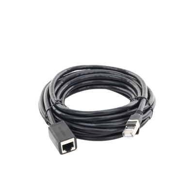 UGREEN - Cable de Extensión Cat6 RJ45 F/UTP / Macho a Hembra / 5 Metros (16.40 Pies) / Método de Conexión 568B / Velocidad de Transmisión 1000Mbps / Ancho de Banda del Canal 250MHz / Caja de Cobre / Negro