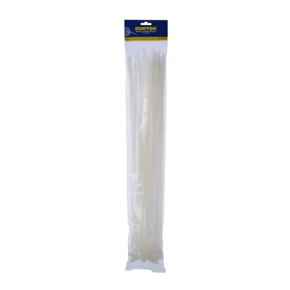 Cinchos 400x7.6mm 50pz bco