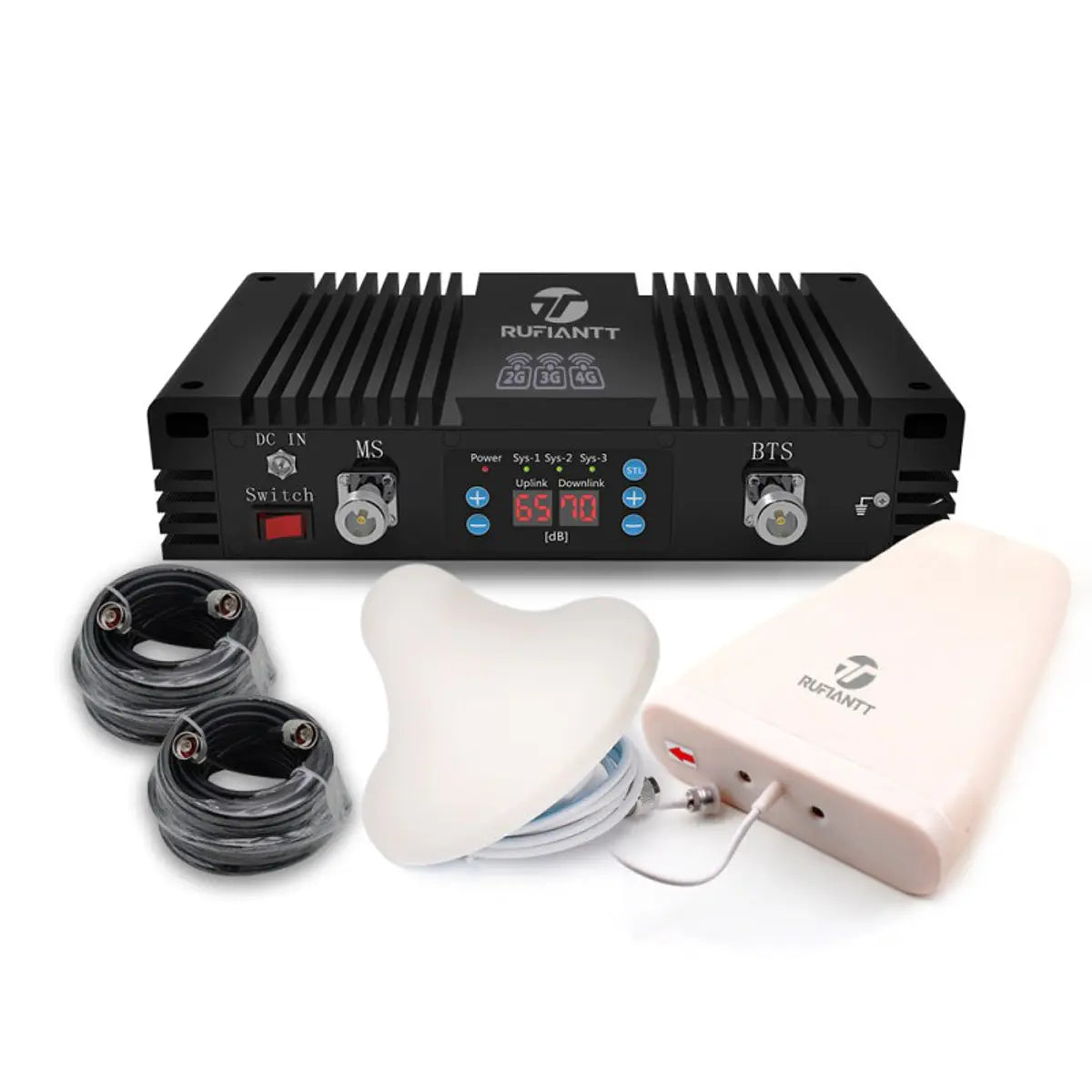 EPCOM - (HASTA 5 KILÓMETROS) Amplificador de Señal Celular de ALTA POTENCIA: Especial para Cubrir Pueblos. 95 dB de Ganancia, 20 Watts de Potencia, 1900 MHz