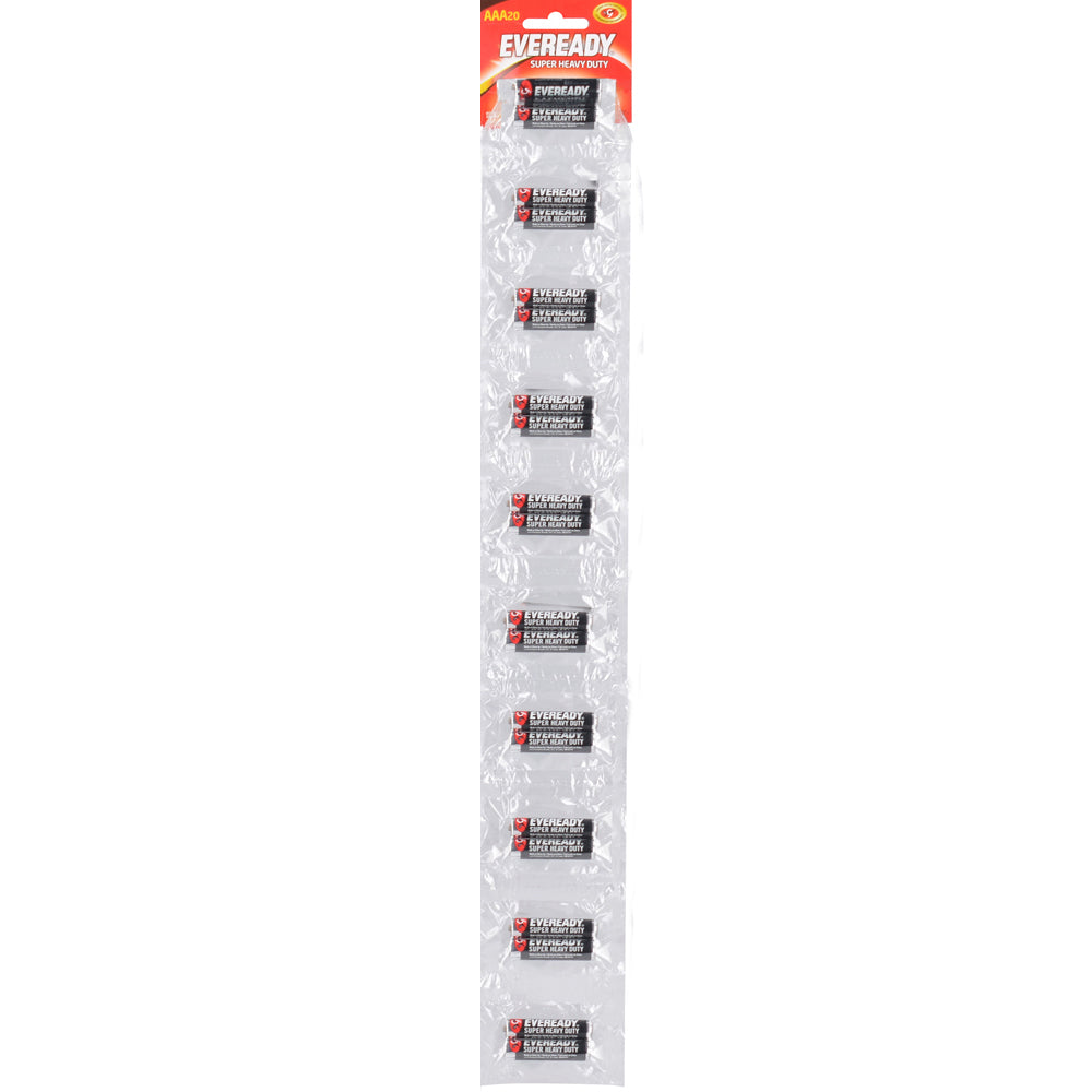 Tira alcal Eveready AAA 20pz
