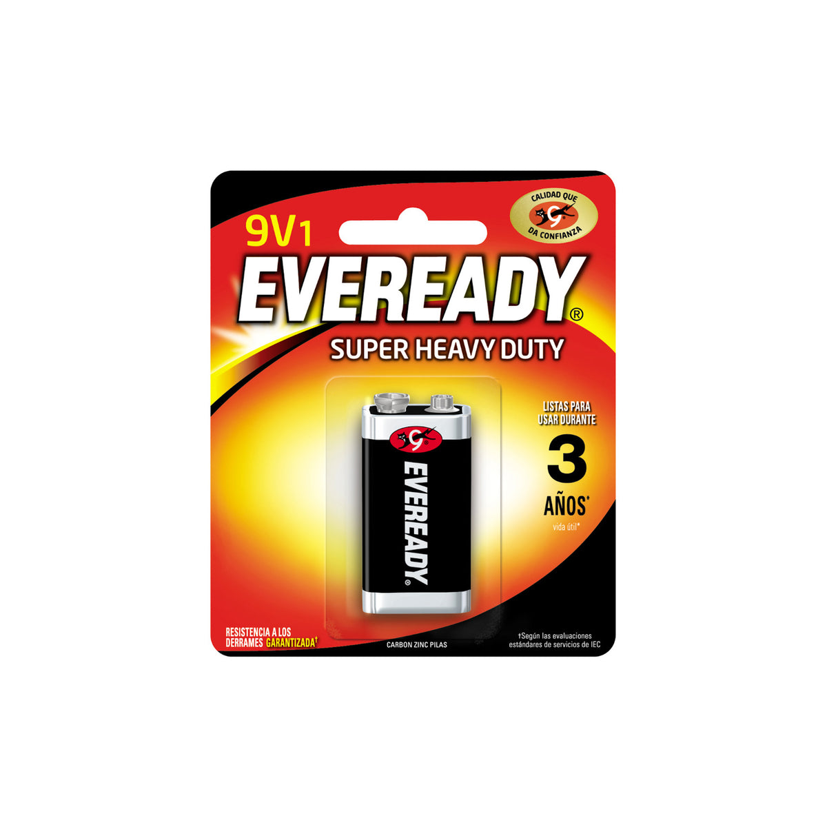 Pila alcal Eveready 9V