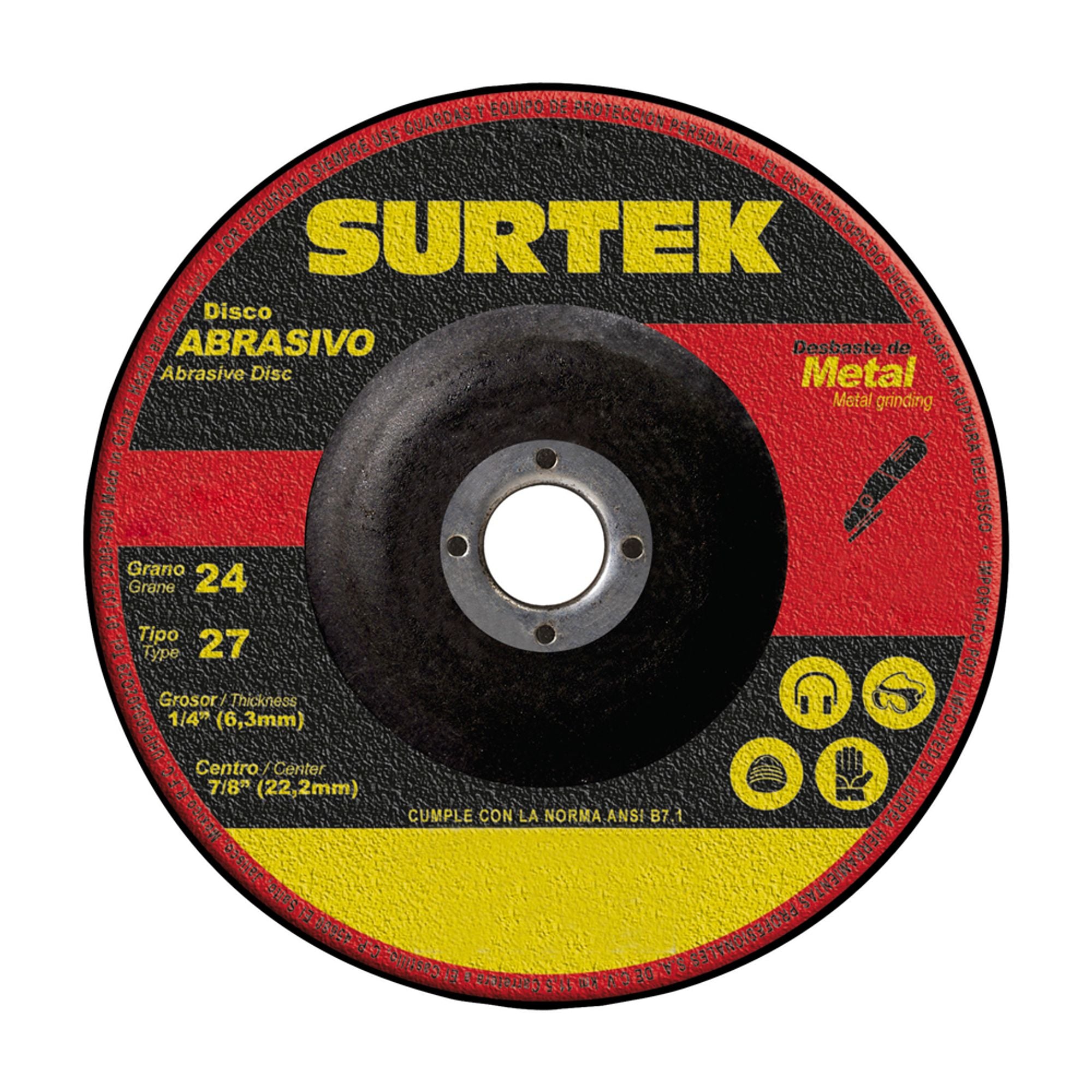 Disco abr t/27 met 9x1/4 in