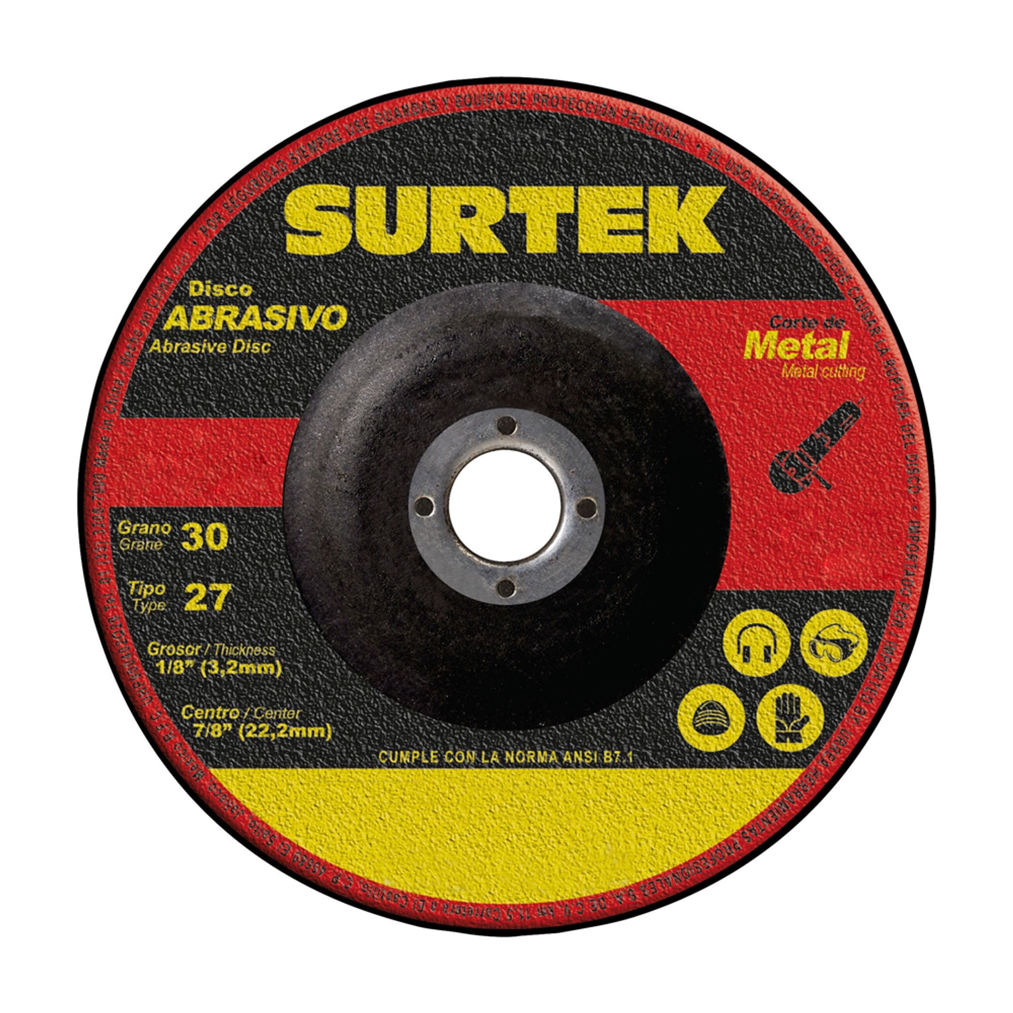 Disco abr t/27 met 9x1/8 in