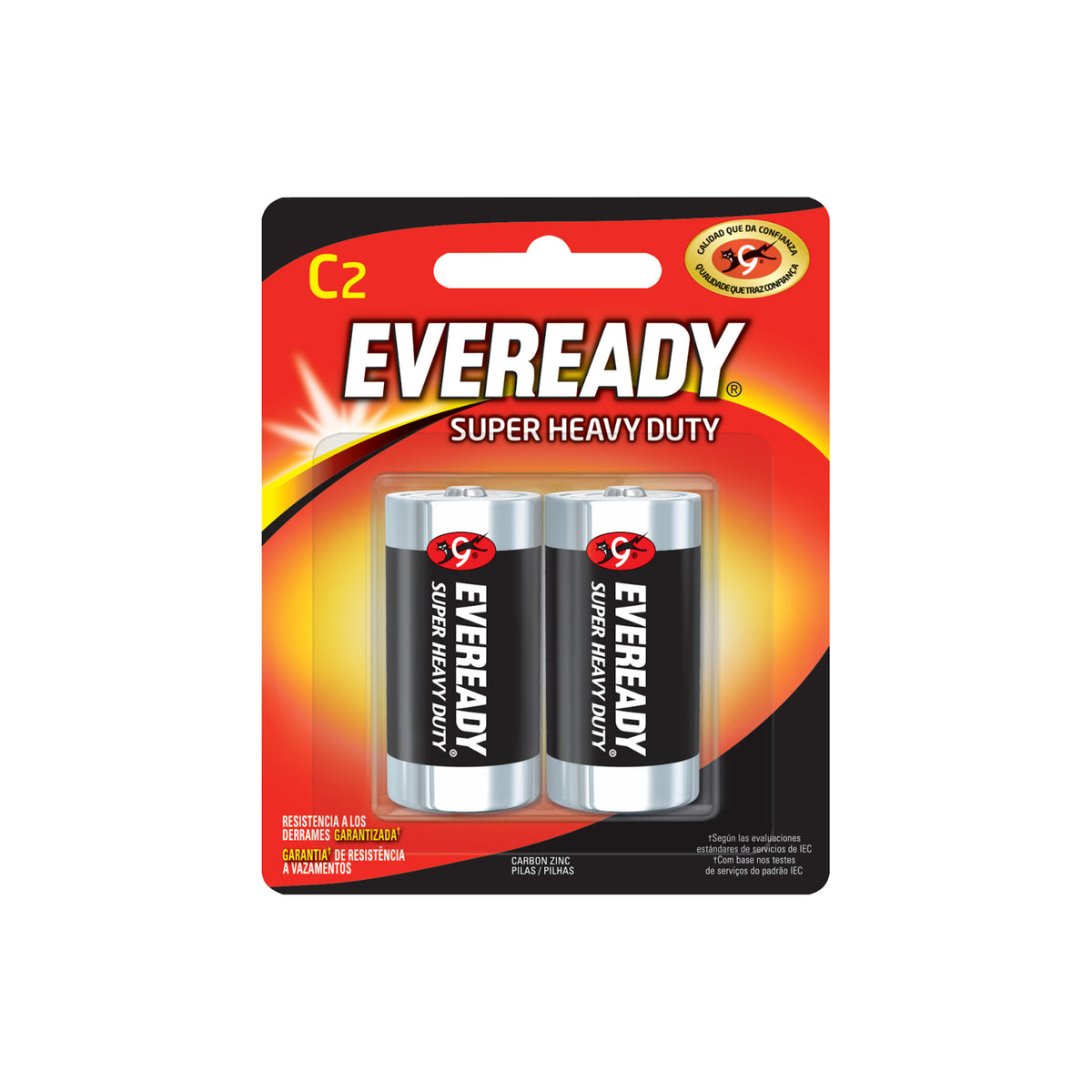 Pila alcal Eveready C 2pz