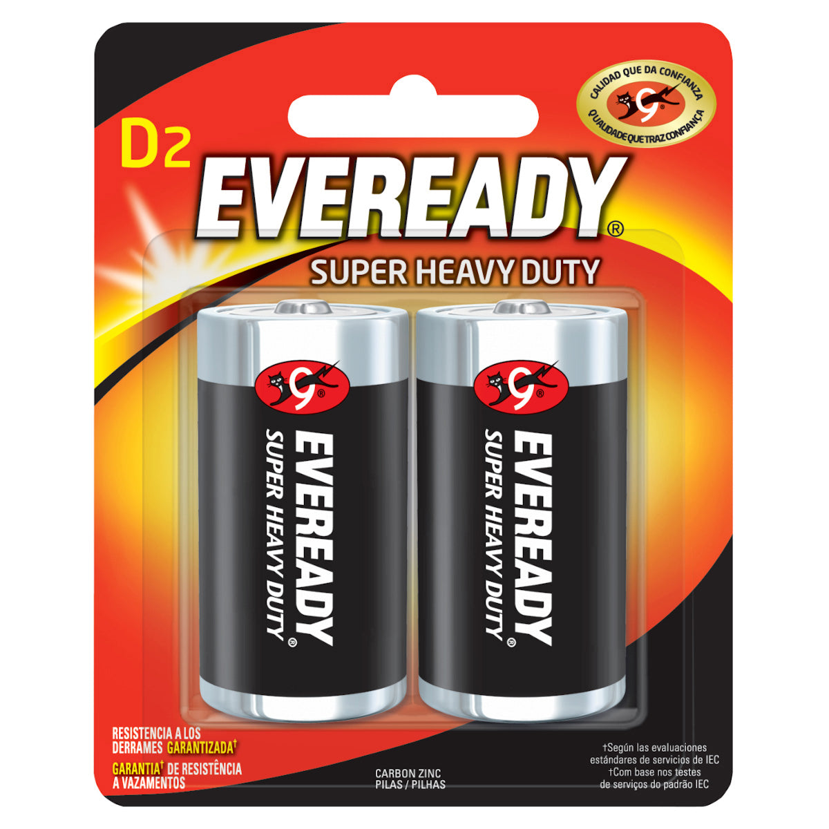 Pila alcal Eveready D 2pz
