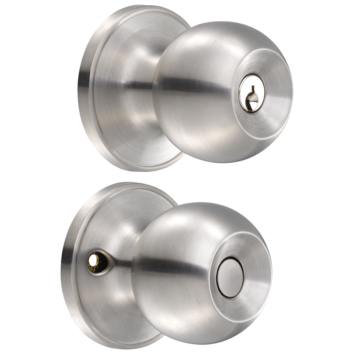 Pomo tub bola entr inox