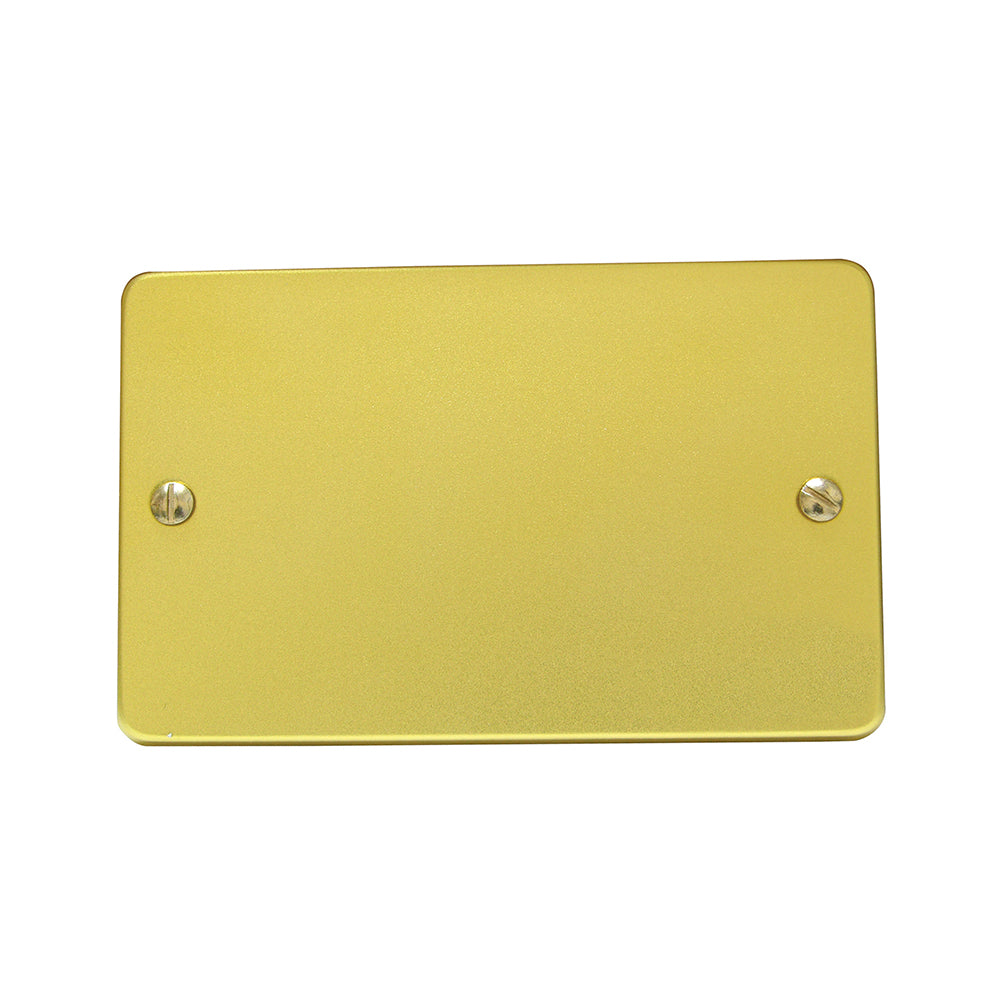 Placa ciega alum std oro