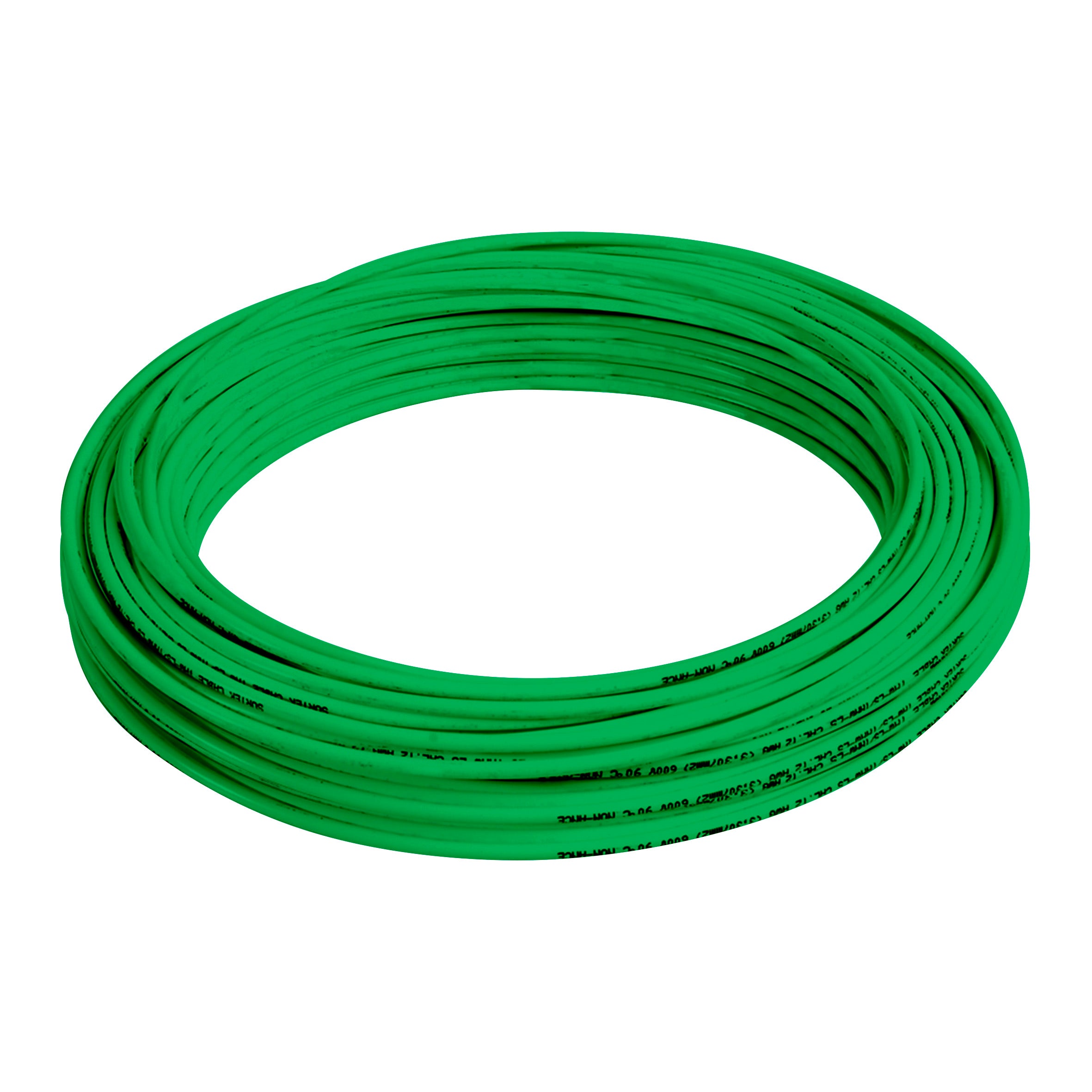 Cable THW cal 12 100m verd