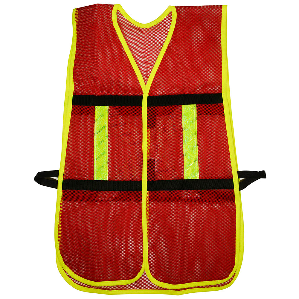 Chaleco seg malla rojo unit