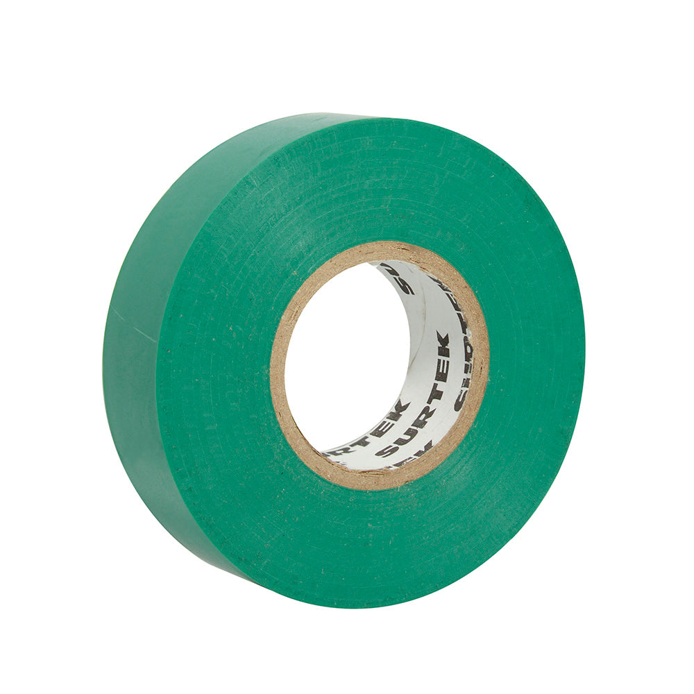 Cinta verd p/aislar 19mmx18m