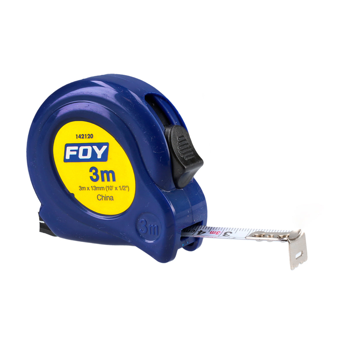 Flexometro plast azul 3mx12mm