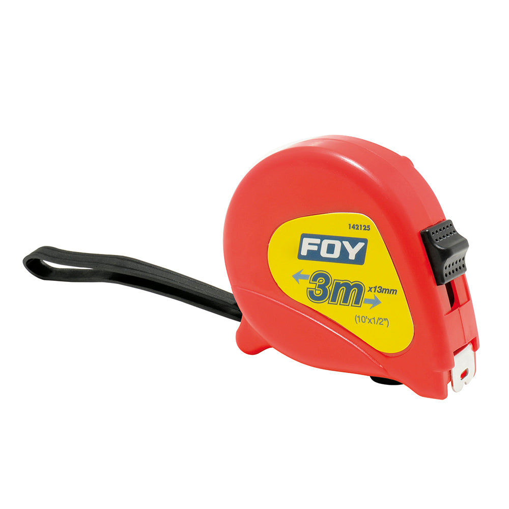 Flexometro plast rojo 3mx13mm