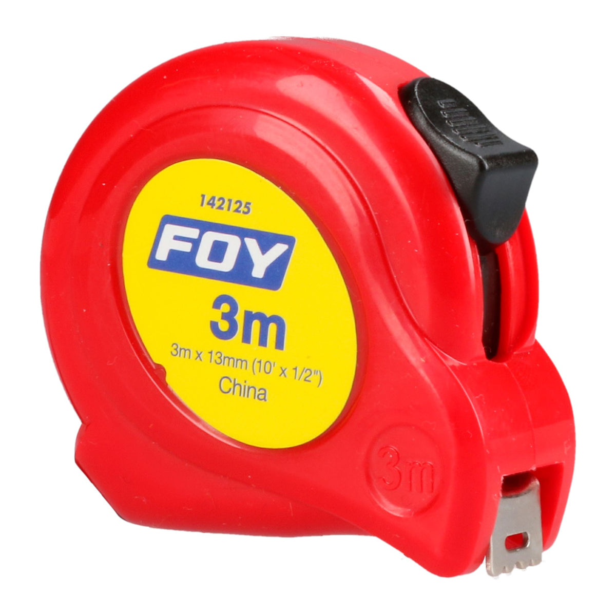 Flexómetro 3m x 1/2 in rojo