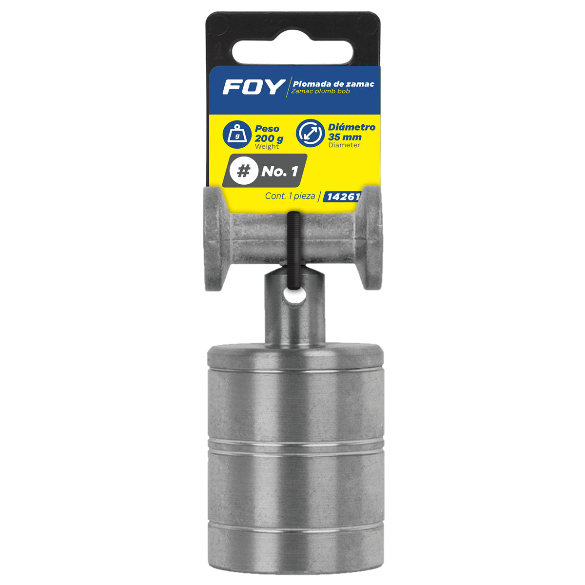 Plomada zamac t/barril 122g